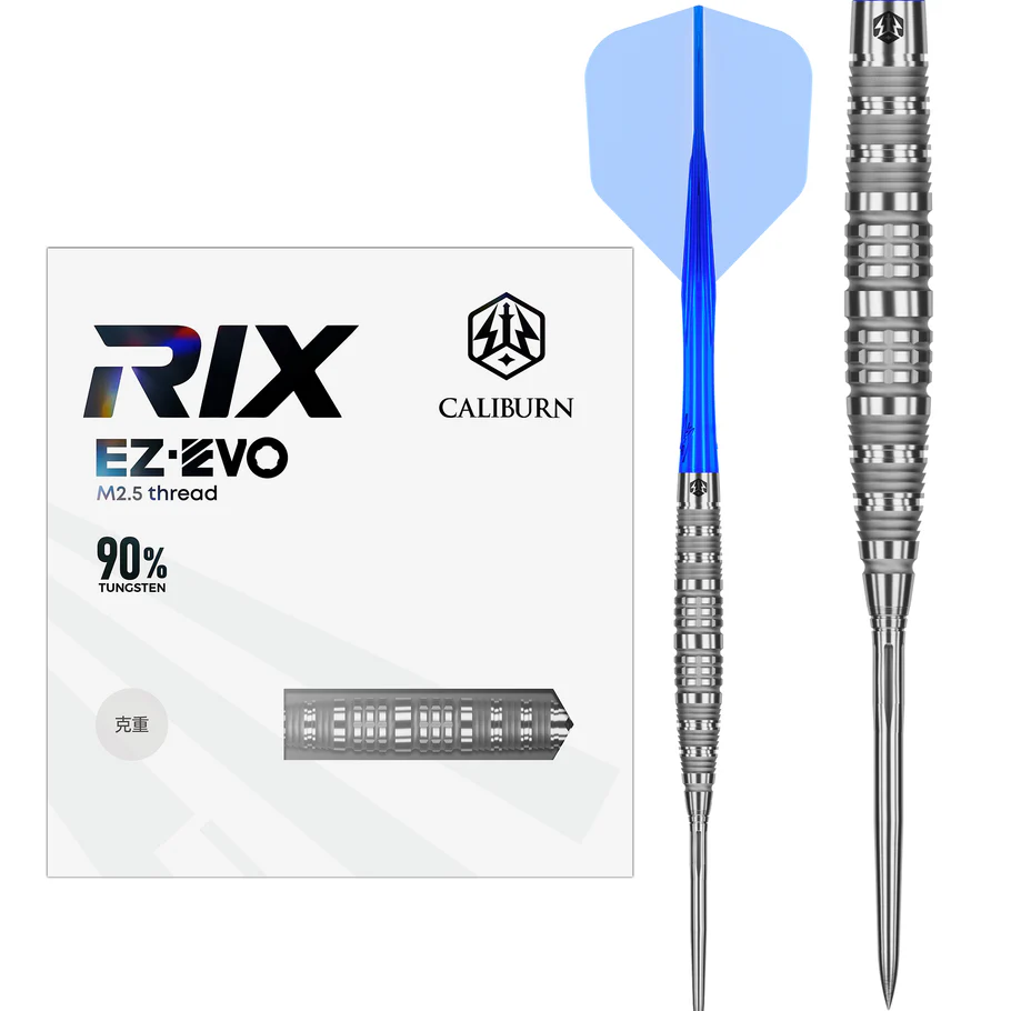 Caliburn RIX R6 Darts - 90% - EZ-Evo Steel Tip - 24g