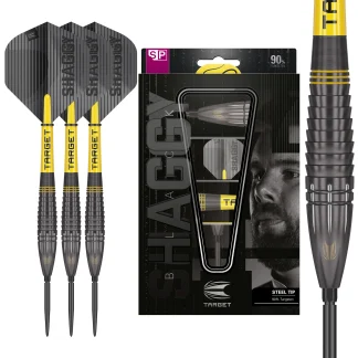 Target Darts - Scott Williams Black Swiss 90% (2024) - Steel Tip - 23g
