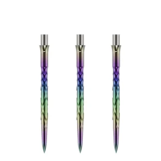 Caliburn EVO Dart Points - HAN G2 - Rainbow - 34mm