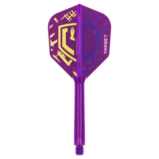 Target K-Flex Dart Flights - Luke Littler World Champion (2025) - Std - No6 - TARGET Medium (73mm overall)