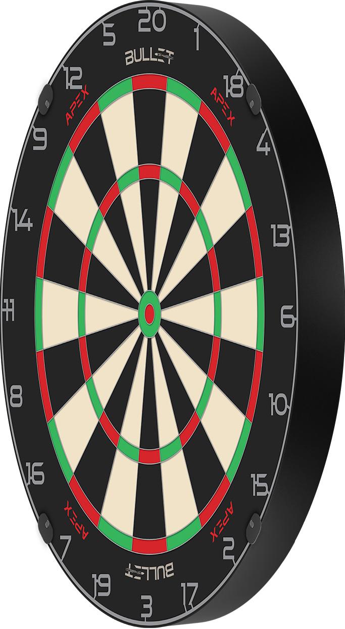 Bullet APEX Dartboard - Steel Tip Board - Brazilian Sisal - Image 2