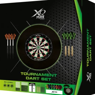 XQMax Tournament Dart Set - 90pcs - Steel Tip Brass - 23g