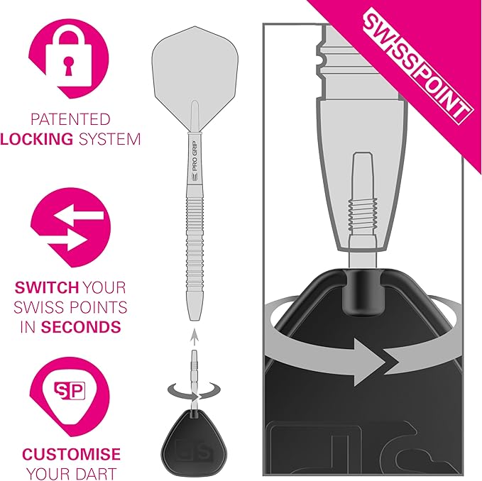 Target Regular Smooth Points - Black - 35mm - Image 6