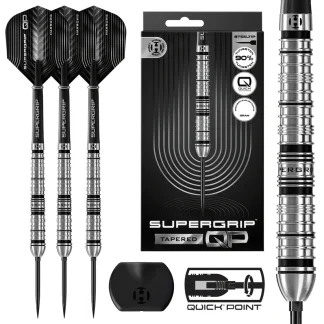 Harrows Darts - Supergrip QP - Tapered - 90% - Steel Tip - 28g