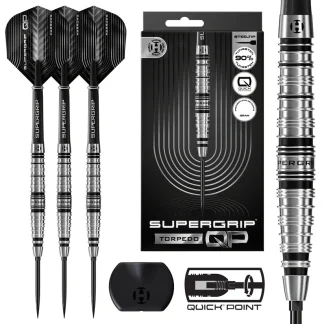 Harrows Darts - Supergrip QP - Torpedo - 90% - Steel Tip - 23g