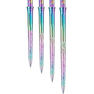 Caliburn EVO Dart Points - Roughed Smooth - Rainbow - No Lip - 36mm