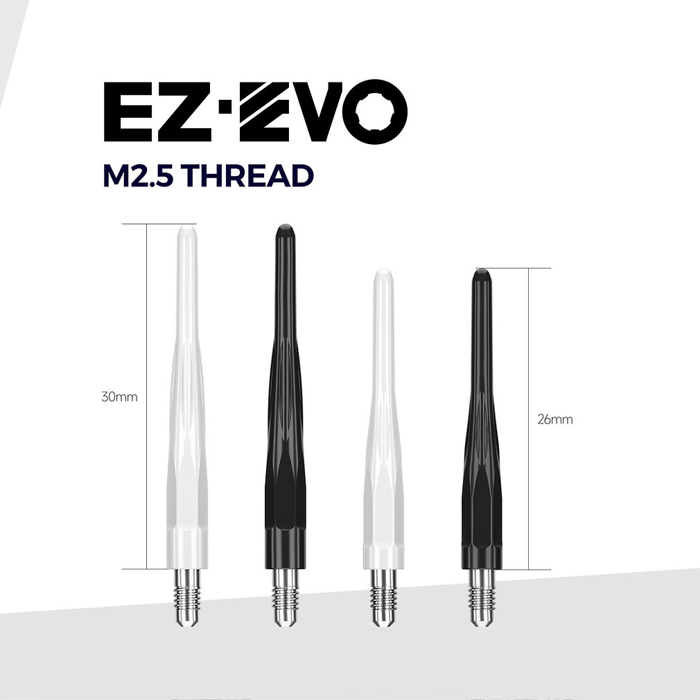 Caliburn EZ-Evo Dart Soft Tip Points - Steel Tip to Soft Tip - White - 30mm - Image 3