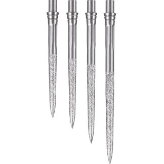 Caliburn Evo Dart Points - Roughed Smooth - Silver - No Lip - 28mm