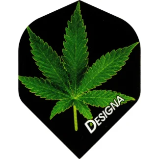 Designa Dart Flights - Std - Cannabis Leaf