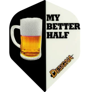 Designa Dart Flights - Std - My Better Half Beer