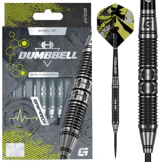 GOAT Dumbbell Darts - Steel Tip - 90% Tungsten - 26g