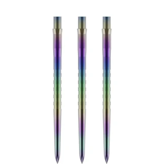 Mission Caliburn EVO Dart Points - Grooved - Coral - 38mm