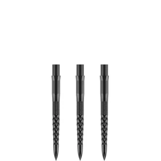 Mission Caliburn EVO Dart Points - Ripple - Black - 26mm