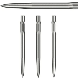 Caliburn EVO Dart Points - Smooth - Silver - 32mm