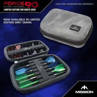 Mission Force 90 Dart Case - Large - Grey Denim - Limited Edition