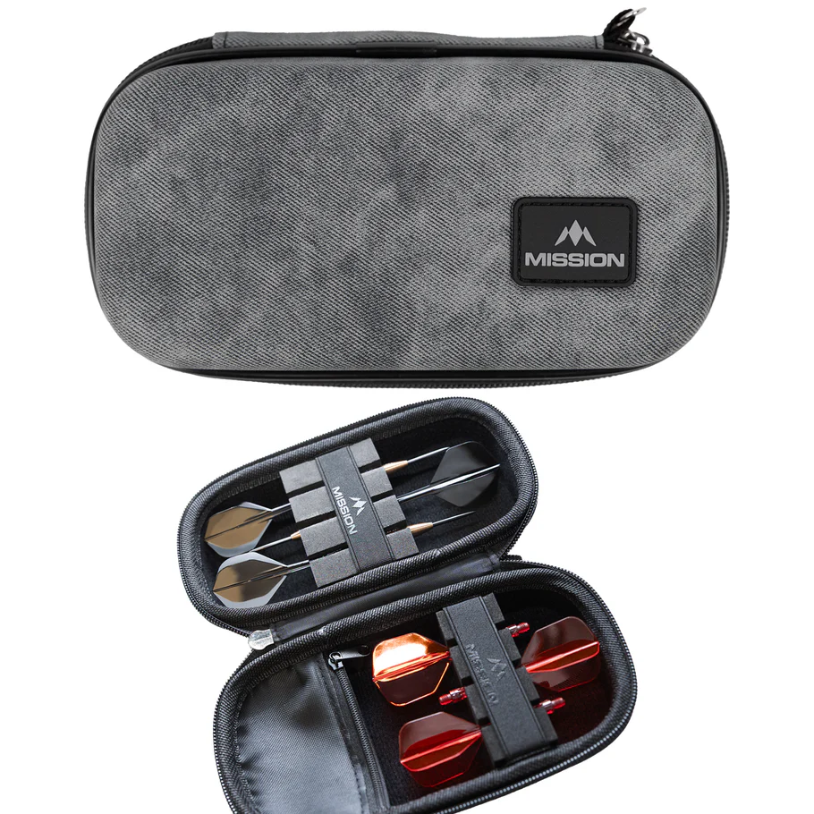 Mission Force 90 Dart Case - Slim - Grey Denim - Limited Edition - Image 7