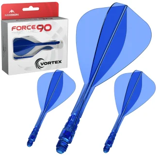 Mission Force 90 Vortex - Kite - Clear Blue - Moulded Flight and Shaft