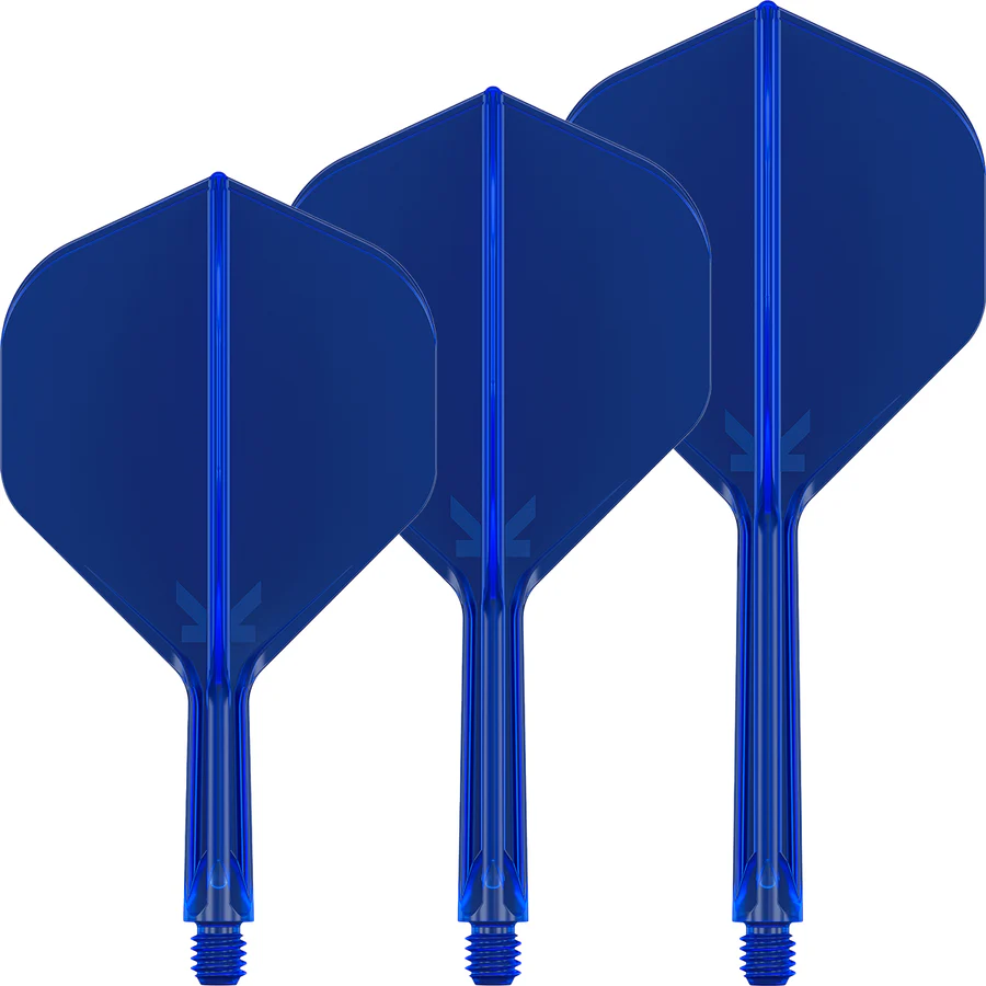 Target K-Flex Dart Flights - Std - No2 - Blue - Short
