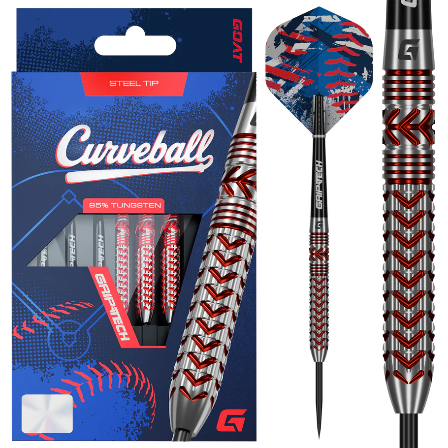 GOAT Curveball Darts - Steel Tip - 25g
