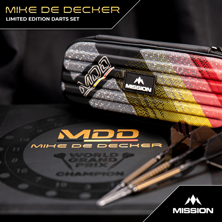 Mission Mike De Decker Darts - Steel Tip - 95% - Limited Edition - World Grand Prix - 24g - Image 5
