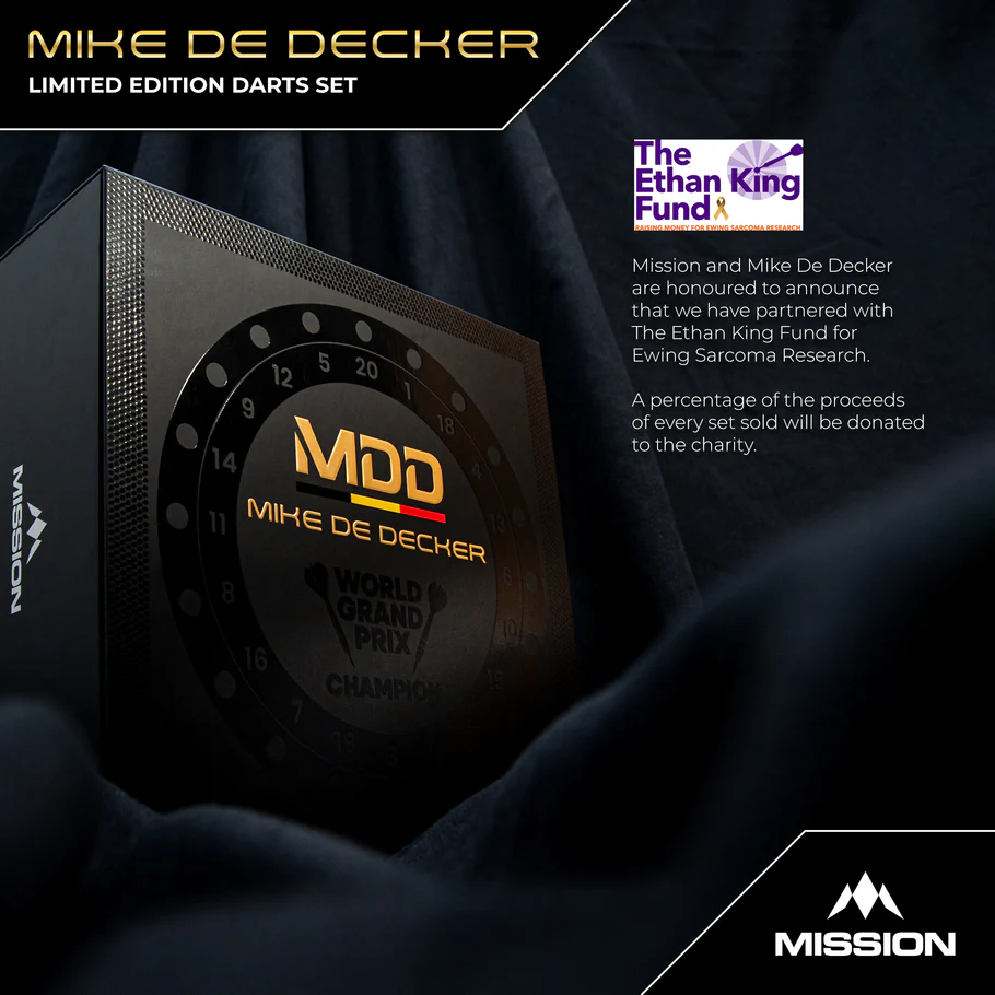 Mission Mike De Decker Darts - Steel Tip - 95% - Limited Edition - World Grand Prix - 24g - Image 6