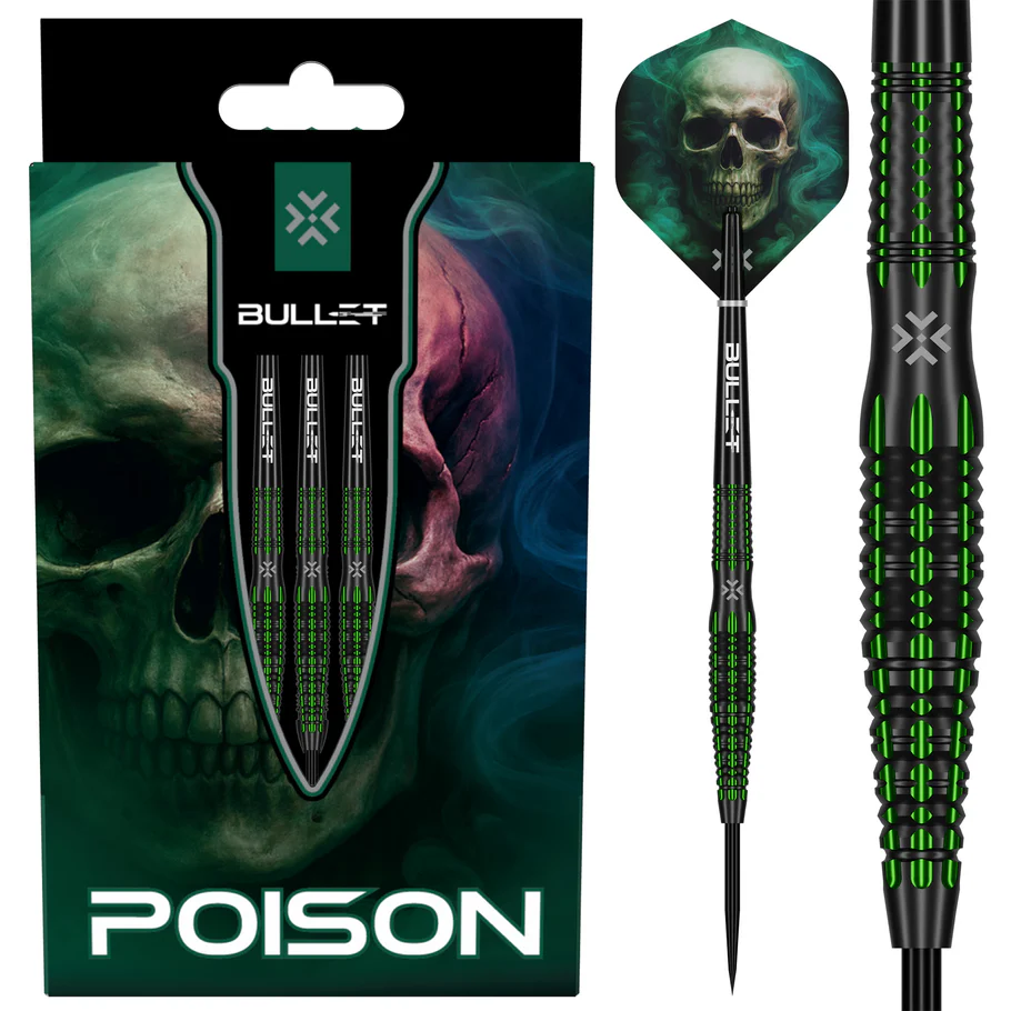 Bullet Poison Darts - Steel Tip - 90% - 26g
