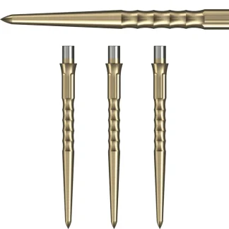 Caliburn EVO Dart Points - Ripple - No Lip - Gold - 32mm
