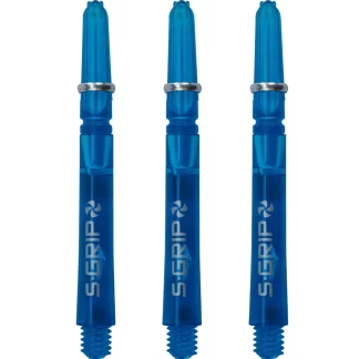 Harrows Supergrip Spin Stems - Aqua - Medium 53mm