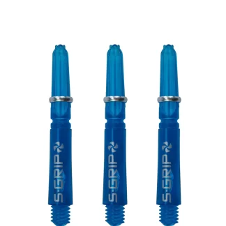 Harrows Supergrip Spin Stems - Aqua - Short 33mm