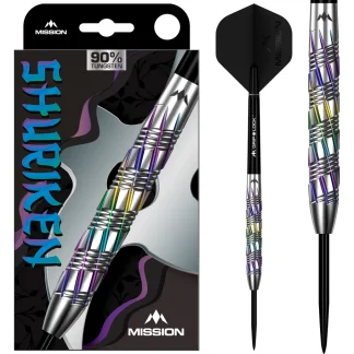 Mission Shuriken Darts - Steel Tip - 90% - 24g