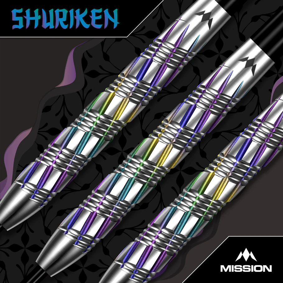 Mission Shuriken Darts - Steel Tip - 90% - 24g - Image 3