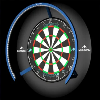 MISSION Torus 270 - Super Bright Dartboard Lighting - Blue