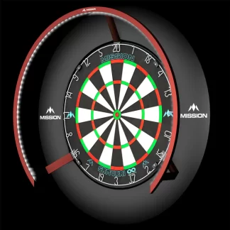 MISSION Torus 270 - Super Bright Dartboard Lighting - Red