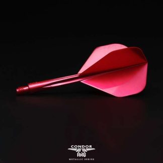 CONDOR AXE Dart Flights - No2 - Metallic Red