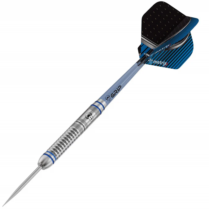 BULL'S Ballista B1 Darts - Steel Tip - 70% Tungsten - Blue - 25g - Image 2