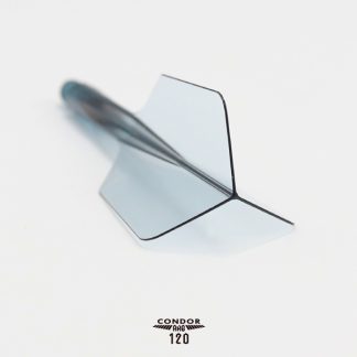 CONDOR AXE 120 Dart Flights - Slim Shape - Clear Blue - Long