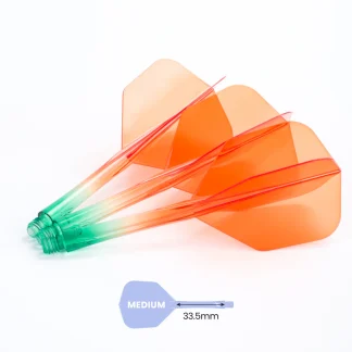 Caliburn SUP Flights - No6 - Medium - Green and Orange