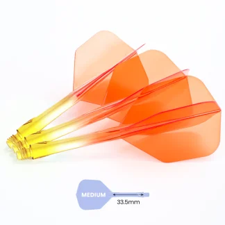 Caliburn SUP Flights - No6 - Medium - Yellow and Orange