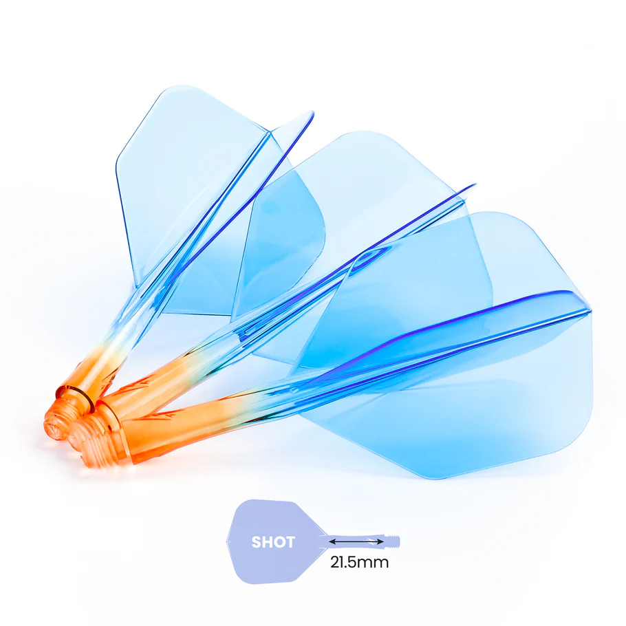 Caliburn SUP Flights - No6 - Short - Orange and Blue