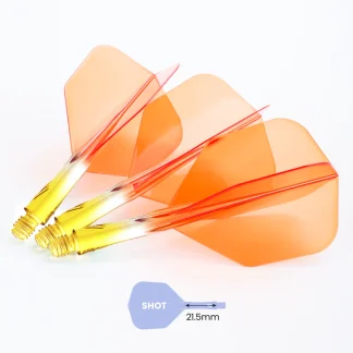 Caliburn SUP Flights - No6 - Short - Yellow and Orange