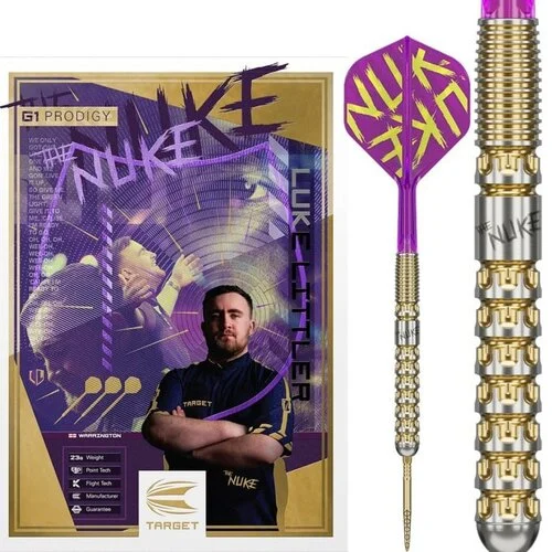 Target Darts - Luke Littler G1 SP Prodigy - Steel Tip - 90% - 24g - Image 2