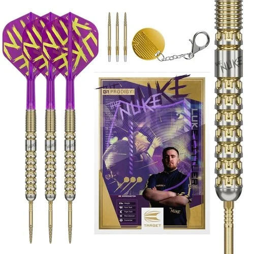Target Darts - Luke Littler G1 SP Prodigy - Steel Tip - 90% - 24g