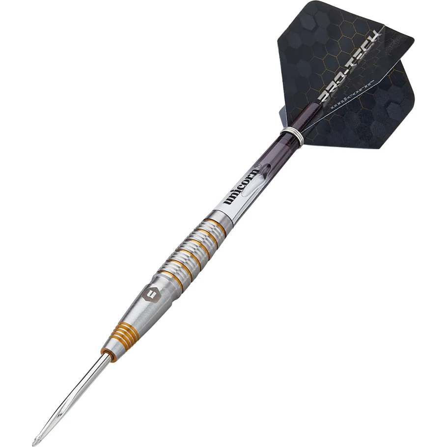 Unicorn Protech Darts - Style 2 - Steel Tip - Gold Ring - 21g - Image 2